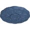 Ekena Millwork Cornelia Ceiling Medallion (Fits Canopies up to 4"), Hand-Painted Americana, 22 1/2"OD x 1 1/2"P CM22CNAMF - alternate 2